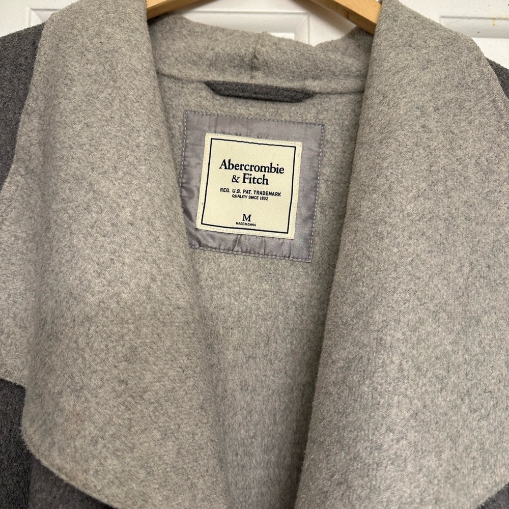 Abercrombie & Fitch Gray Wool Cardigan